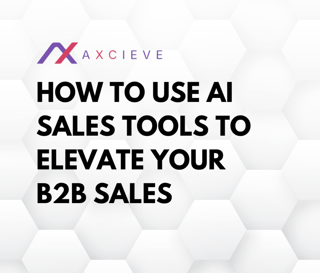 How to Elevate your B2B Sales with AI